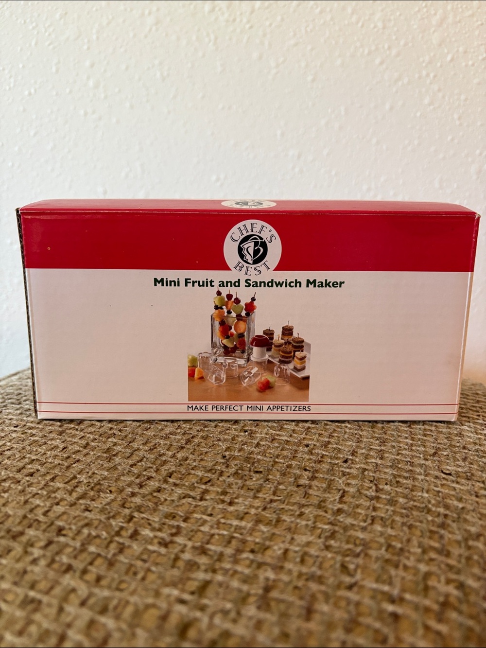Mini Fruit and Sandwich Maker - Red